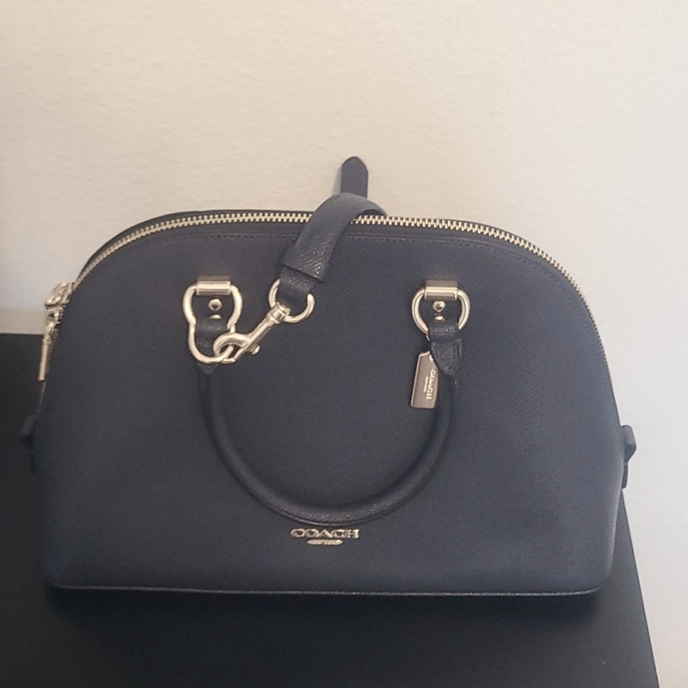 Navy Blue Dome Coach bag